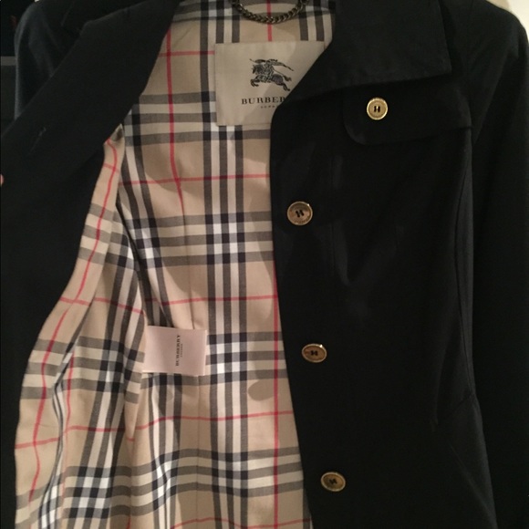 Size 4 Burberry Rain Coat - Picture 2 of 6